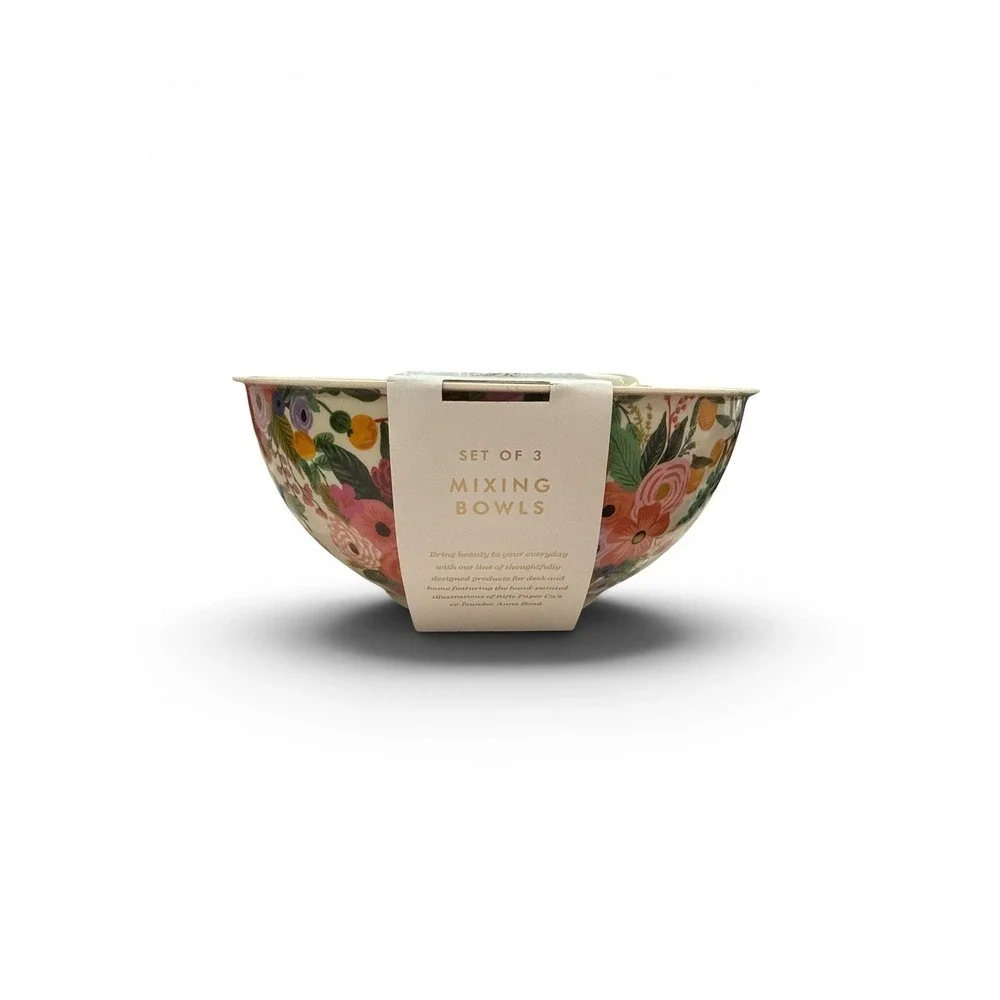 Rifle Paper Co.‎ Garden Party 3pc Melamine Mixing Bowl Set - Target